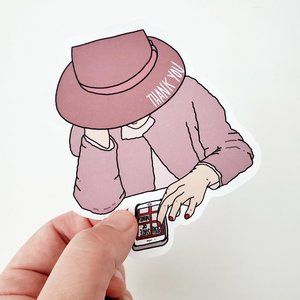 LB030 Poshmark Thank You Sticker [Price Firm]